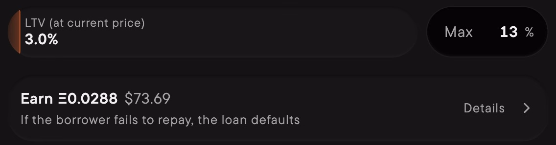 Set your maximum LTV and review your earnings.